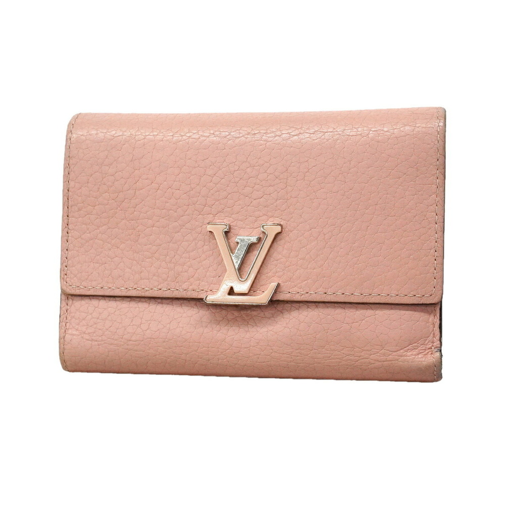Louis Vuitton Portefeuille Capucines Compact Tri-fold Wallet M62156 Magnolia ...